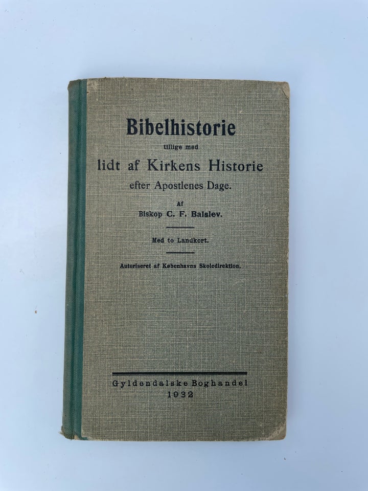 Bibelhistorie, Biskop C. F.