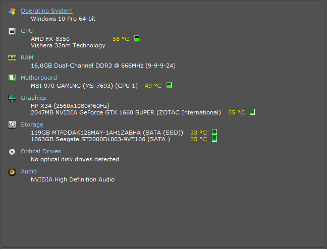 Selvbyg, AMD FX-8350, 16gb GB ram