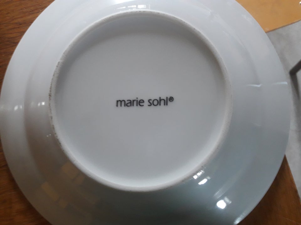 Porcelæn tallerkner Marie Sohl