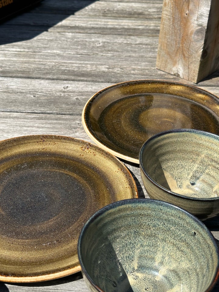Keramik Tallerken og skåle