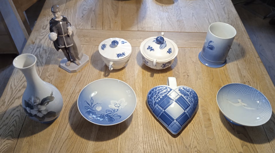 Porcelæn, skåle fade mm.