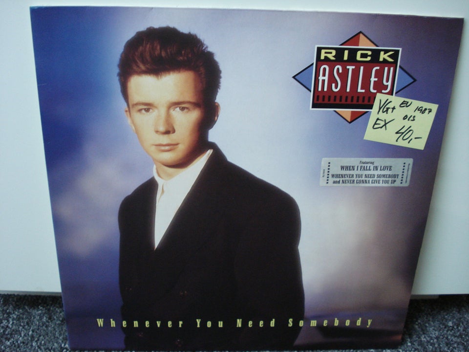 LP, Rick Astley, Whenever You Need