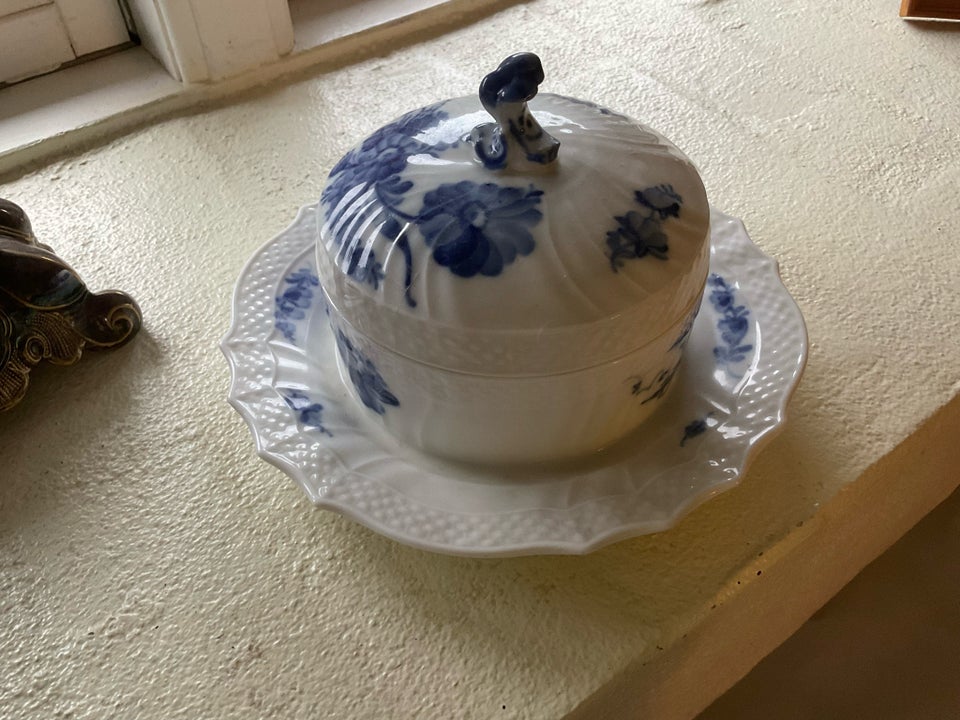 Porcelæn, Blå blomst svejfet