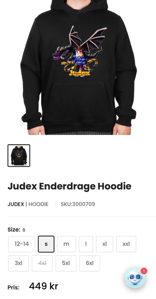 Hættetrøje, Hoodie, Judex