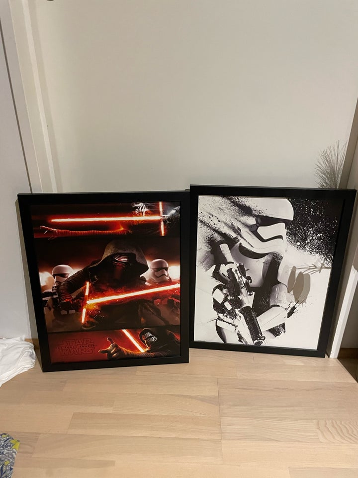 Billede i ramme , motiv: Starwars ,