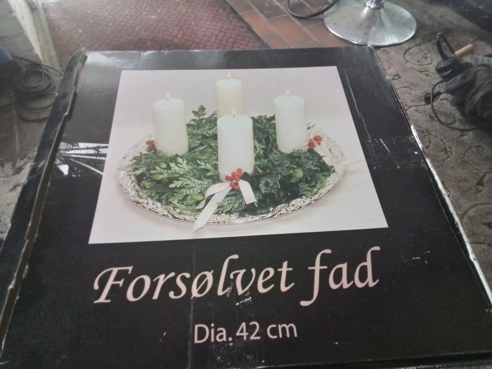 Sølvtøj Fad forsølvet 