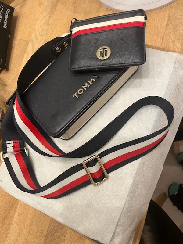 Clutch Tommy Hilfiger læderlook