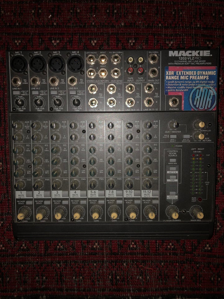 Mixer , Mackie 1202 -VLZ Pro