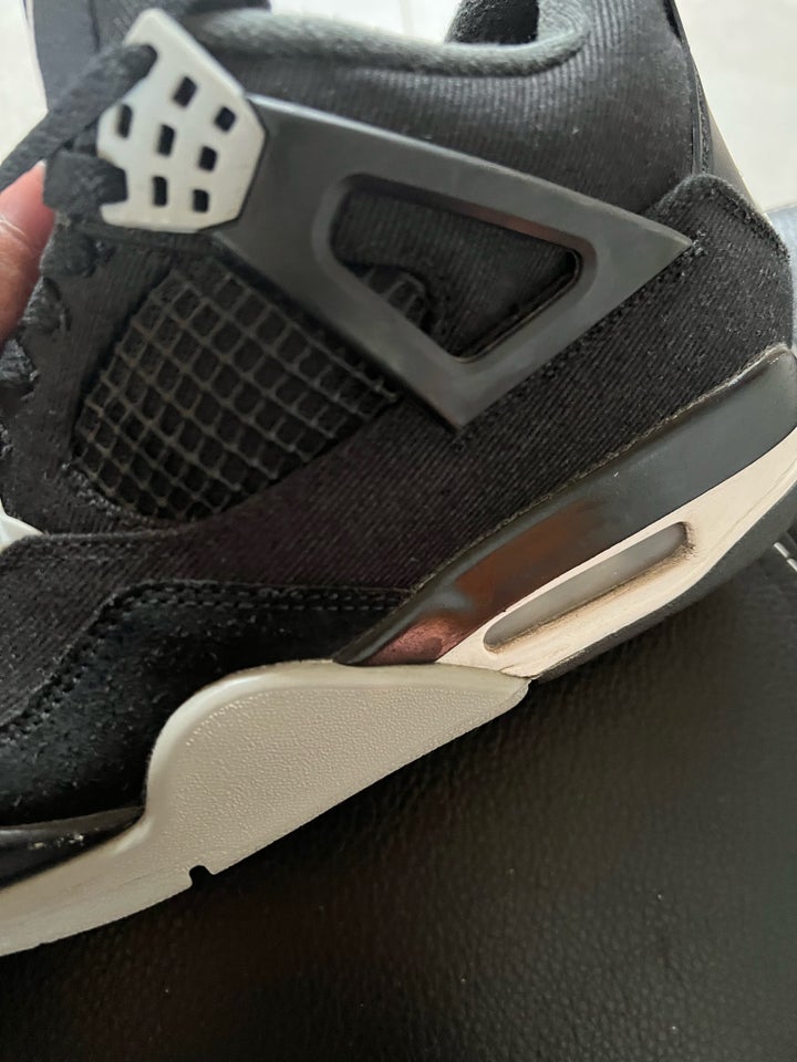 Sneakers, Jordan 4 Black Canvas,