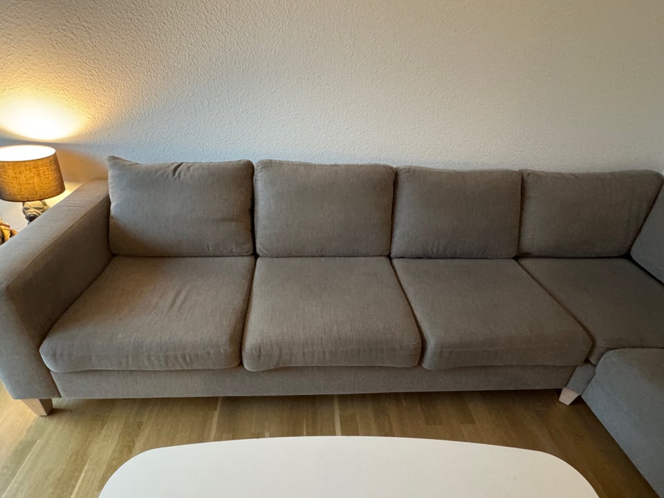 Hjørnesofa, stof, 6 pers.