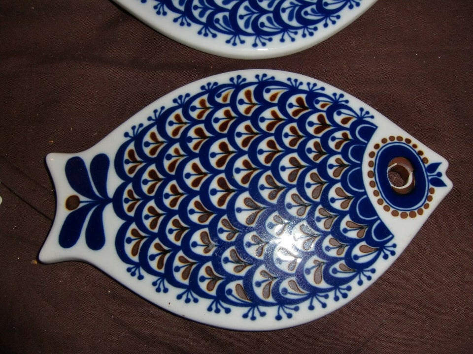 Porcelæn fiskeplatte -
