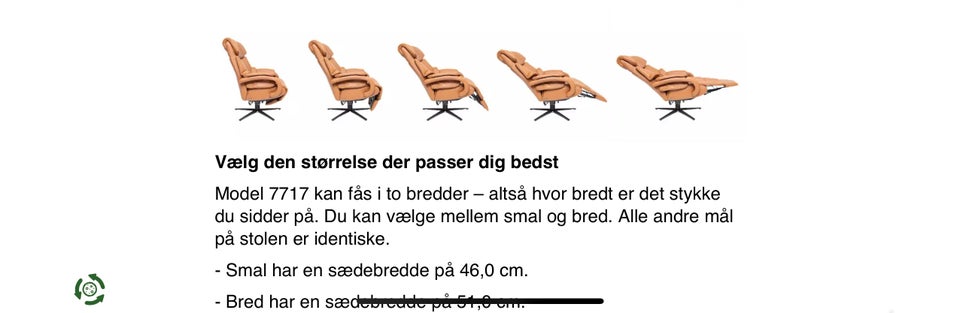 Hvilestol læder Himolla