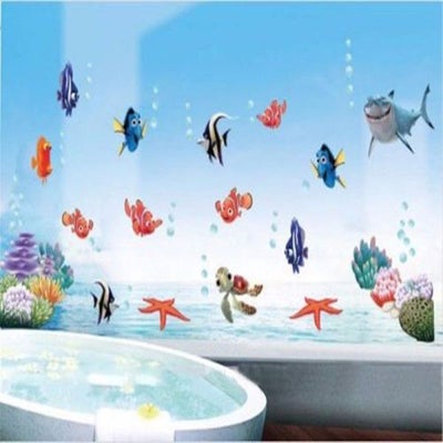 WALLSTICKER motiv: Find fisken