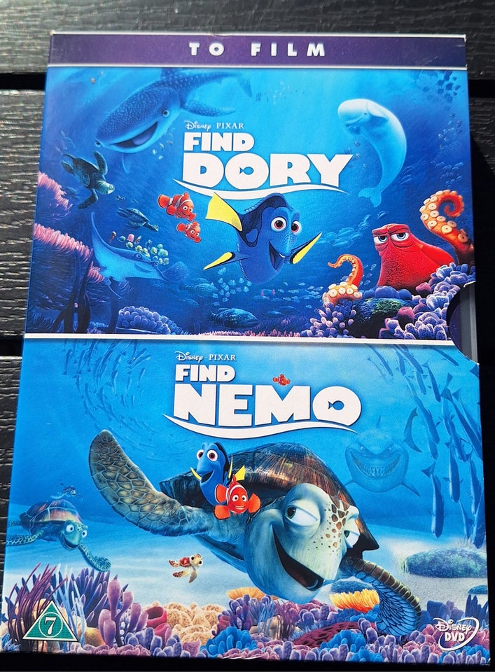 Find nemo og find dory, DVD,