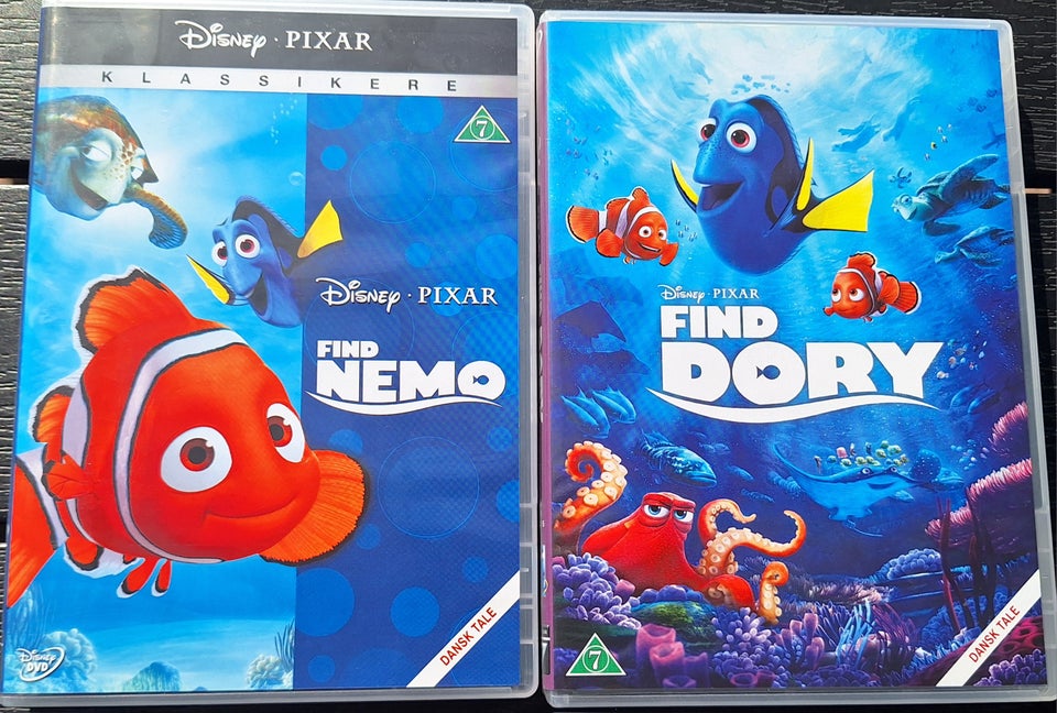 Find nemo og find dory, DVD,