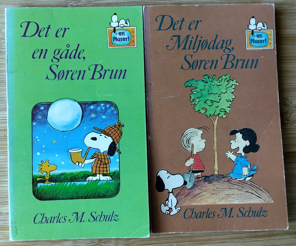 2 x Søren Brun, Charles M. Schulz,