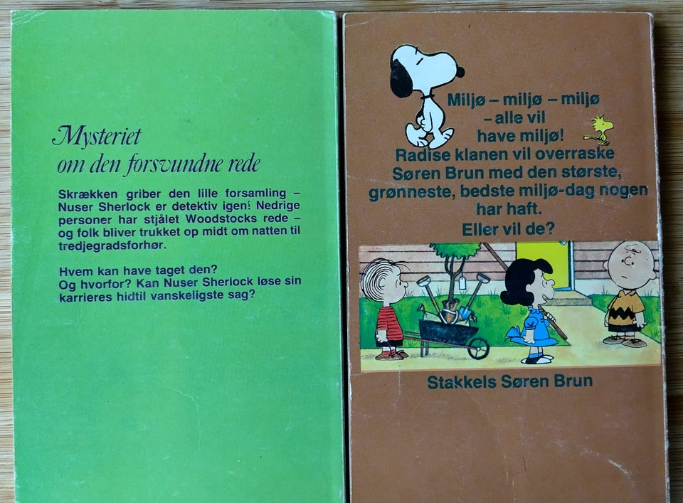 2 x Søren Brun, Charles M. Schulz,