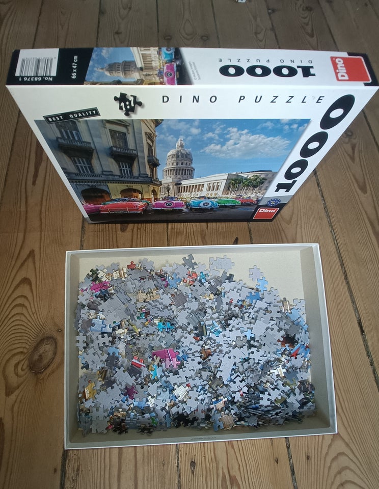 1000-Piece Dino Puzzle AND Sjov 