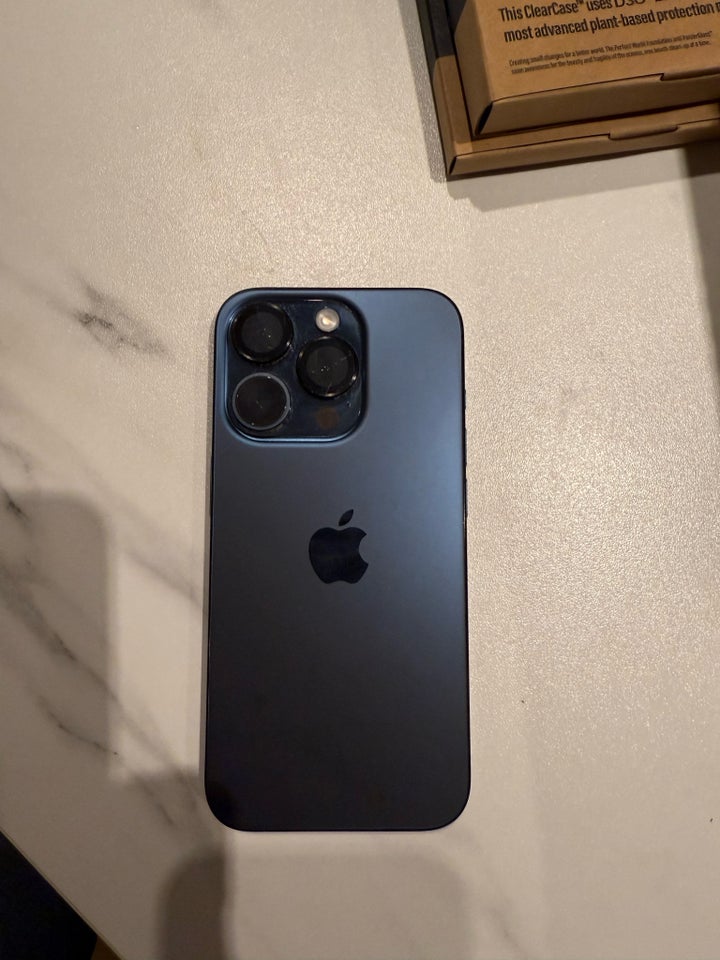 iPhone 15 Pro, 128 GB, blå