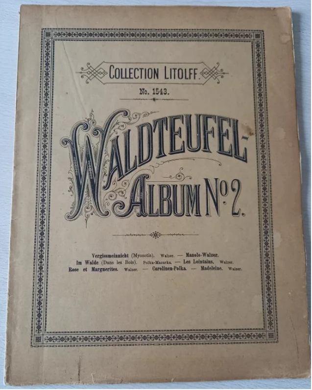 Nodehæfte, Waldteufel album no 2 og