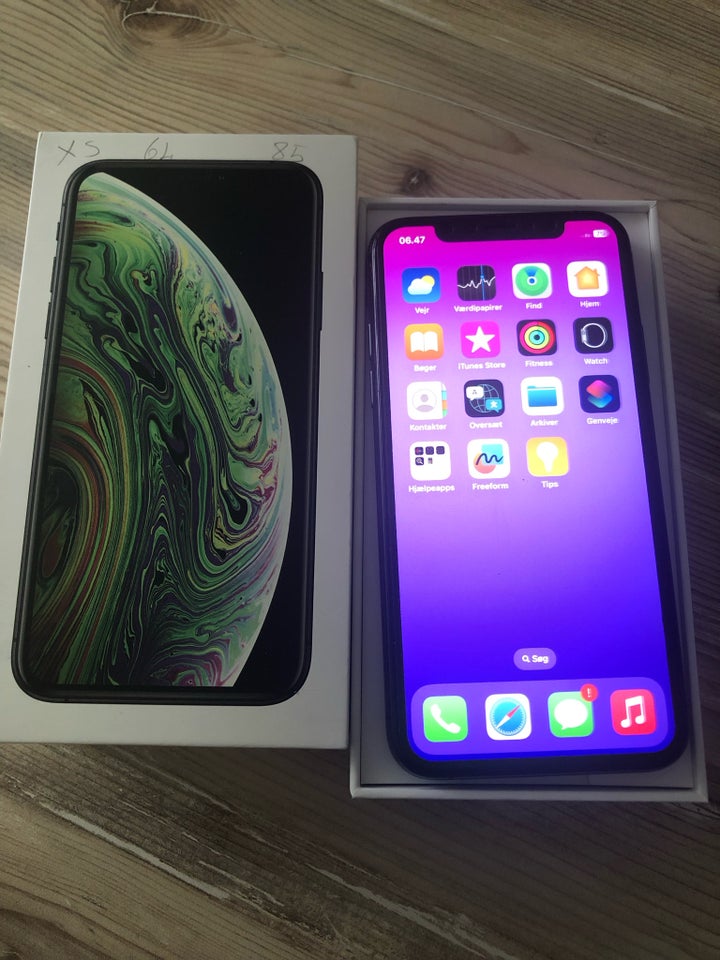 iPhone XS Max, 256 GB, sort