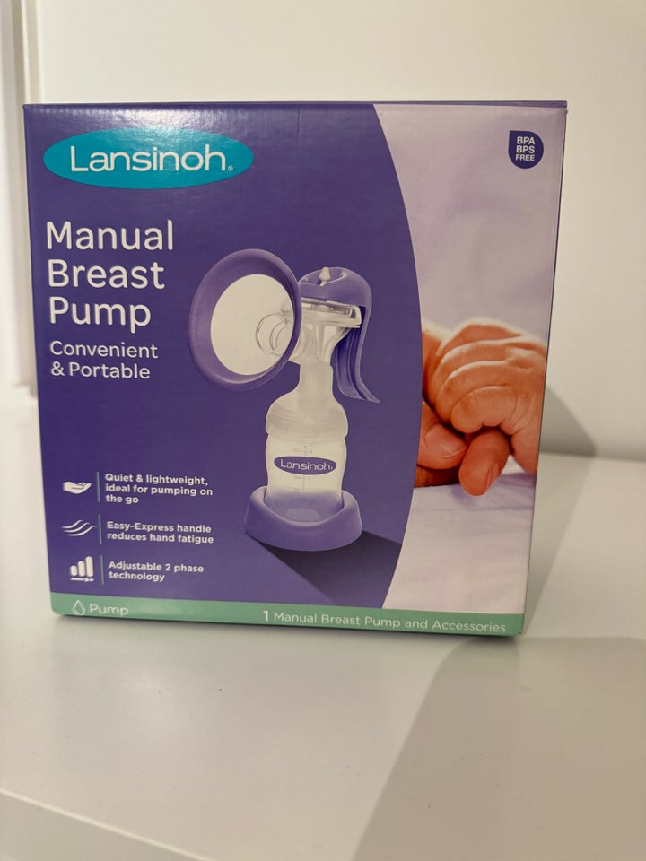 Brystpumpe, Lansinoh manual bryst