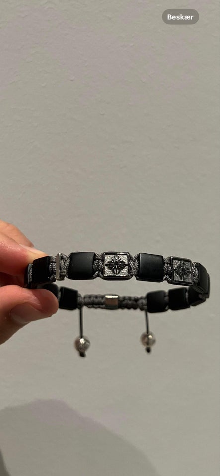 Armbånd, hvidguld, Shamballa