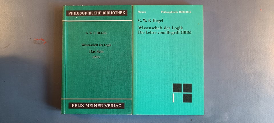 Hegels logik på tysk, G. W. F. Hegel,