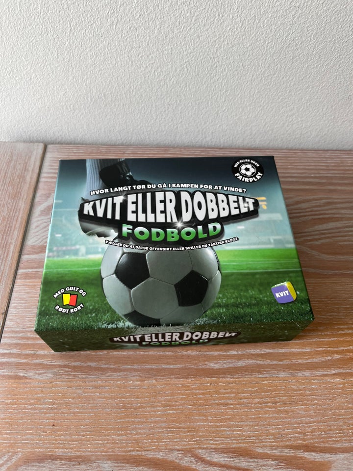 Kvit eller Dobbelt fodbold spil,