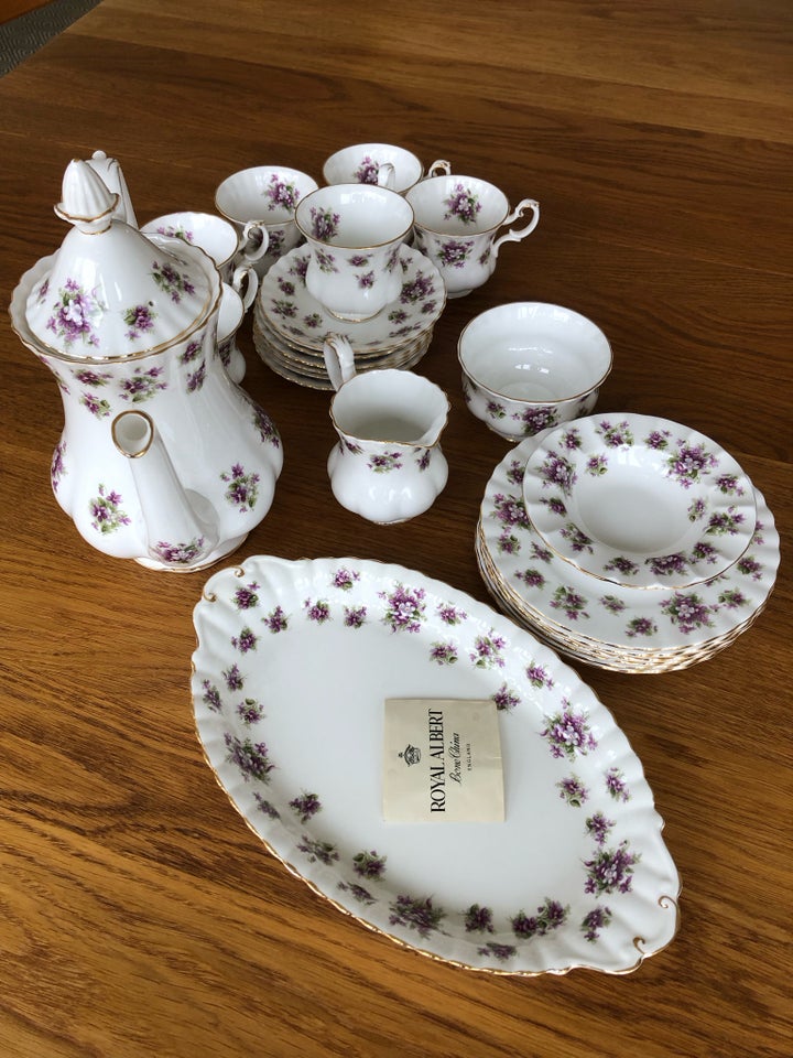 Porcelæn, Kaffestel, Royal Albert