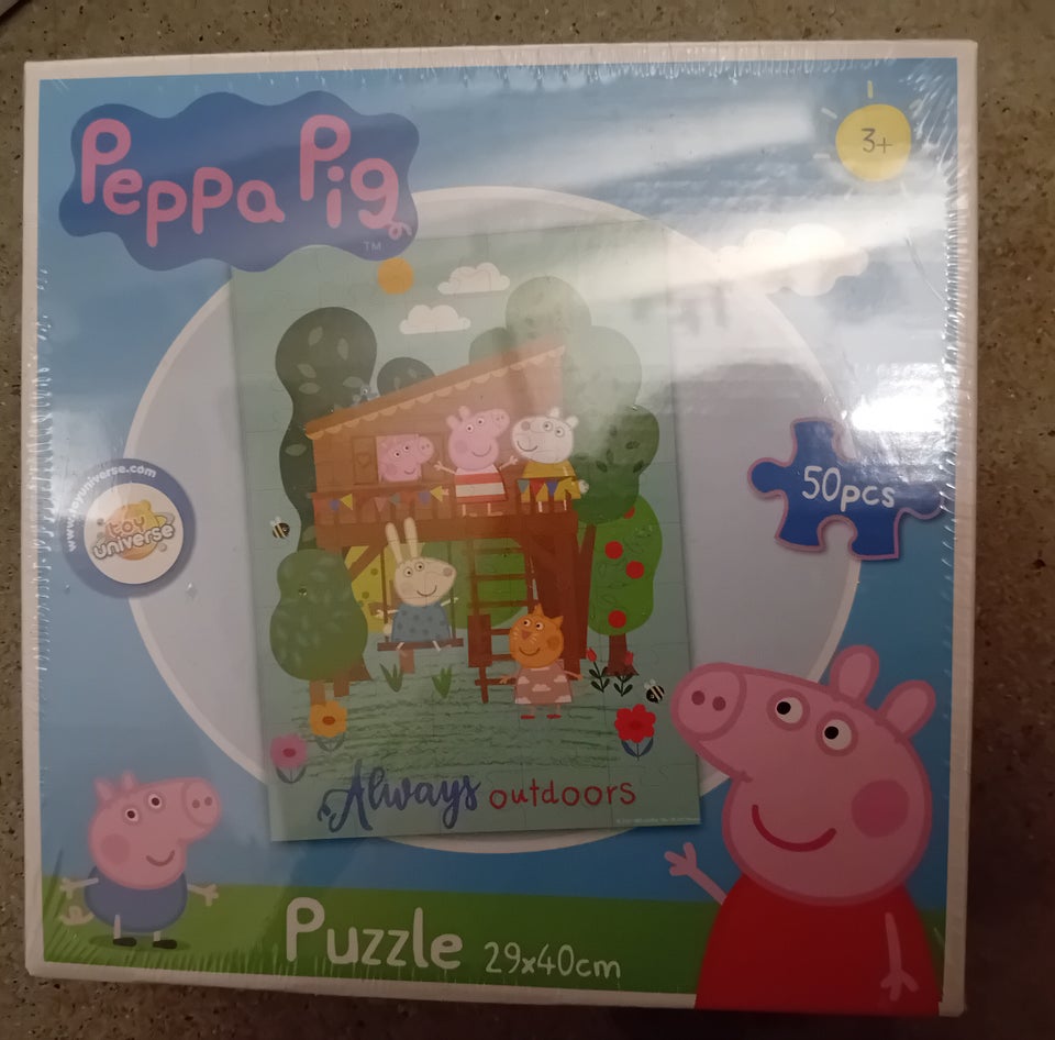 Peppa pig 50 brikker, Børn,