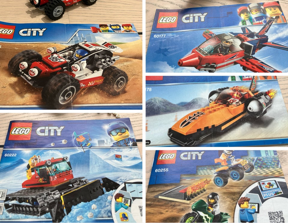 Lego City, 5 sæt køretøjer fly