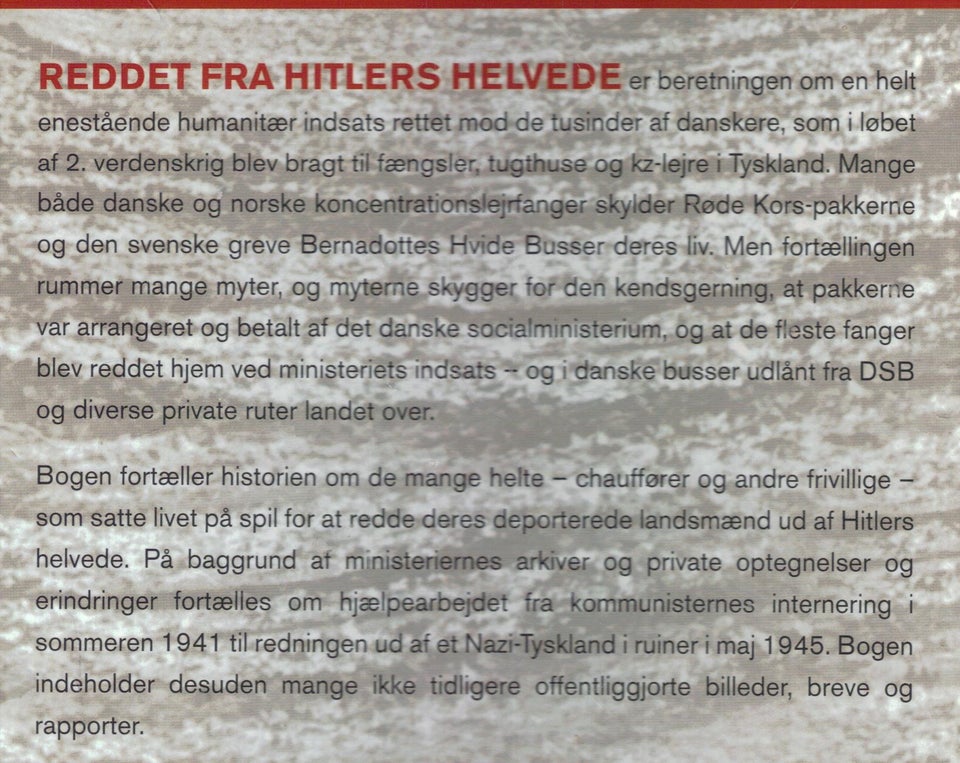 Reddet fra Hitlers helvede , Af Hans