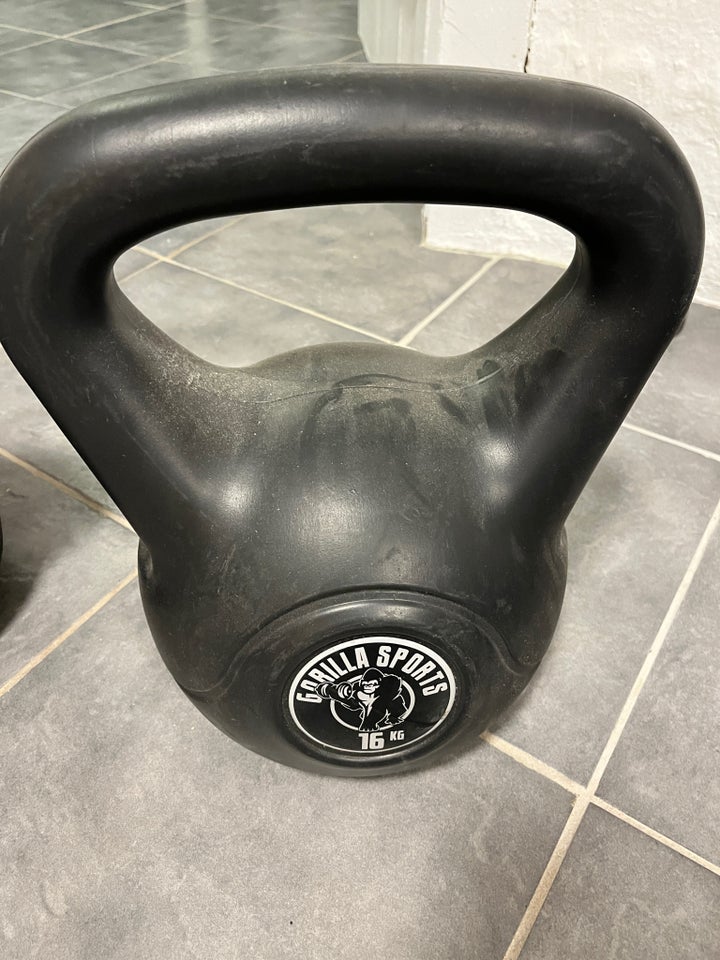 Kettlebell, 16 og 12kg, Gorilla