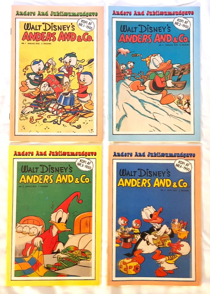 ANDERS AND  Co. og DISNEY – bøger og