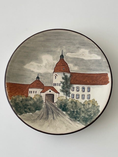 Keramik Fad/platte Emil Ruge