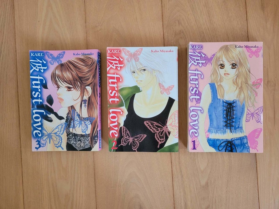 Kare first love 1-3 samlet 50 kr,