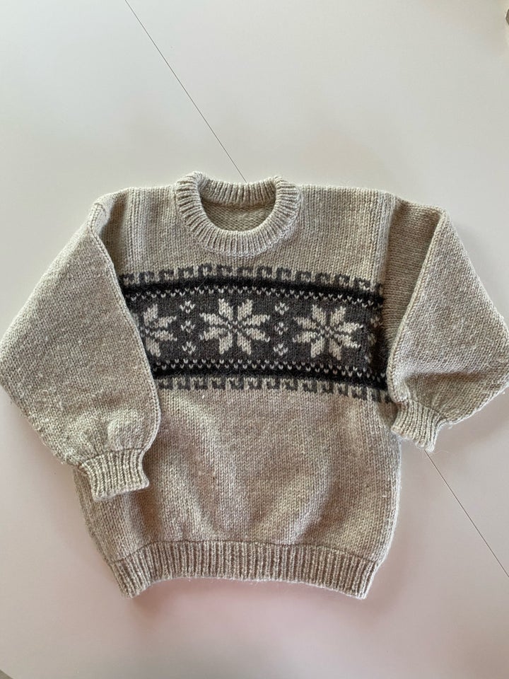 Sweater, Ren uld, Hjemmestrik