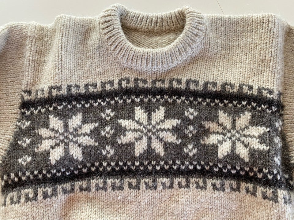 Sweater, Ren uld, Hjemmestrik