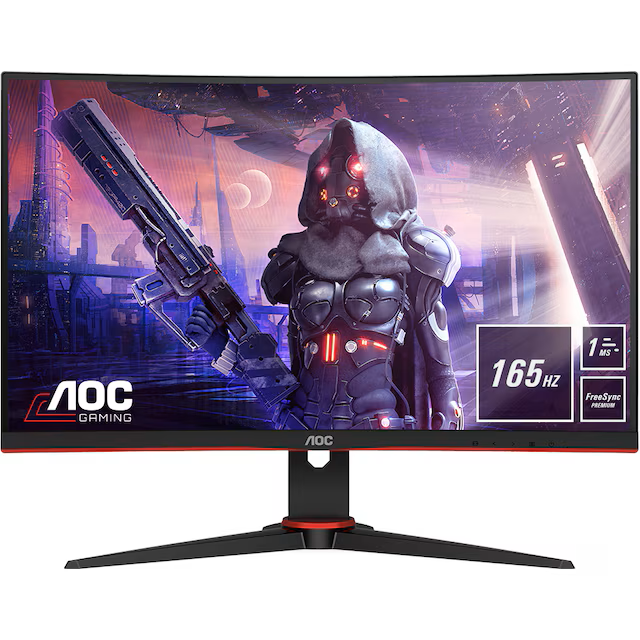 AOC C24G2AE/BK 24" Curved g...