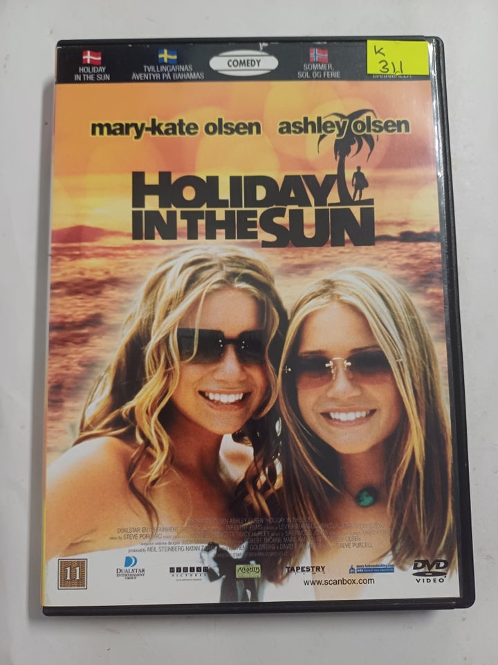 Holiday in the sun, DVD, komedie