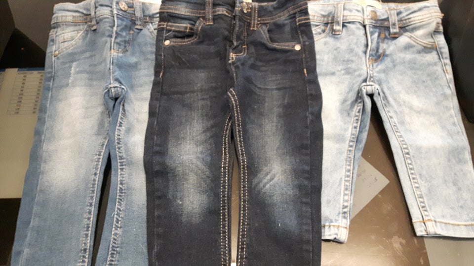 Jeans, 3 par cowboybukser, Str. 74 