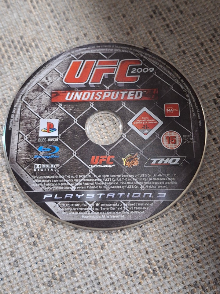 Ufc 2009 til playsyation 3 ??, PS3