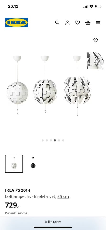 Anden loftslampe IKEA PS 2014