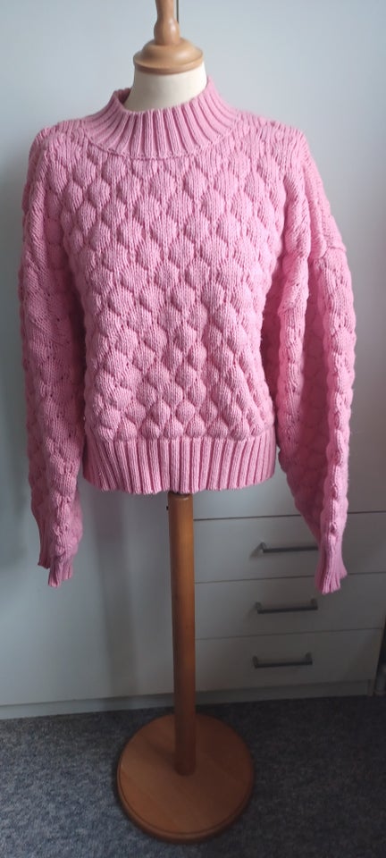 Sweater, MONKI MEGA LÆKKER STRIK ,