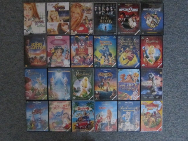 instruktør Walt Disney, DVD,