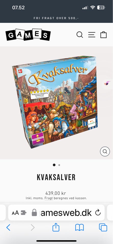 Kvaksalver, brætspil