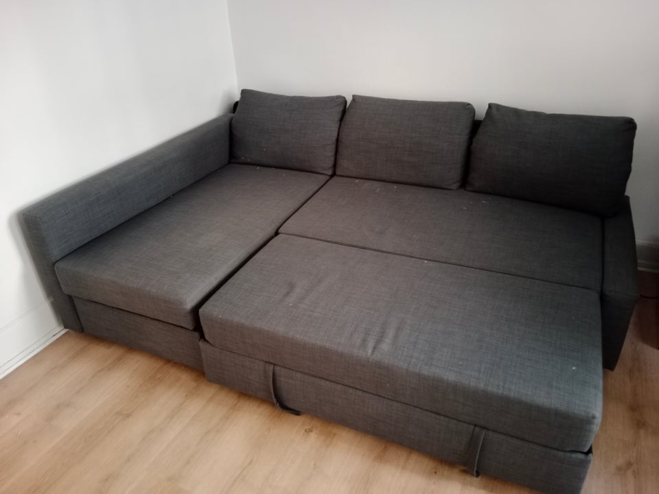 Hjørnesofa polyester 4 pers