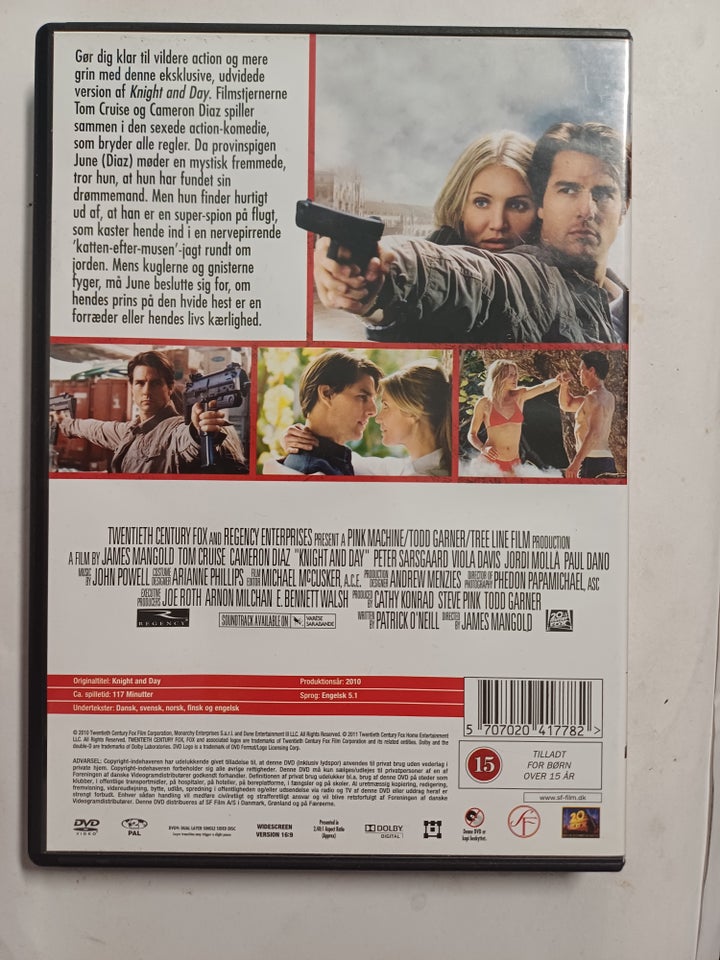 Knight and Day, DVD, action