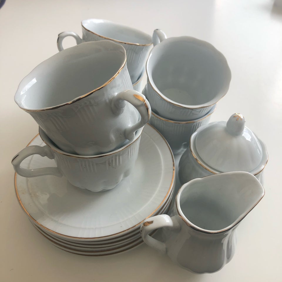 Porcelæn Kaffestel med